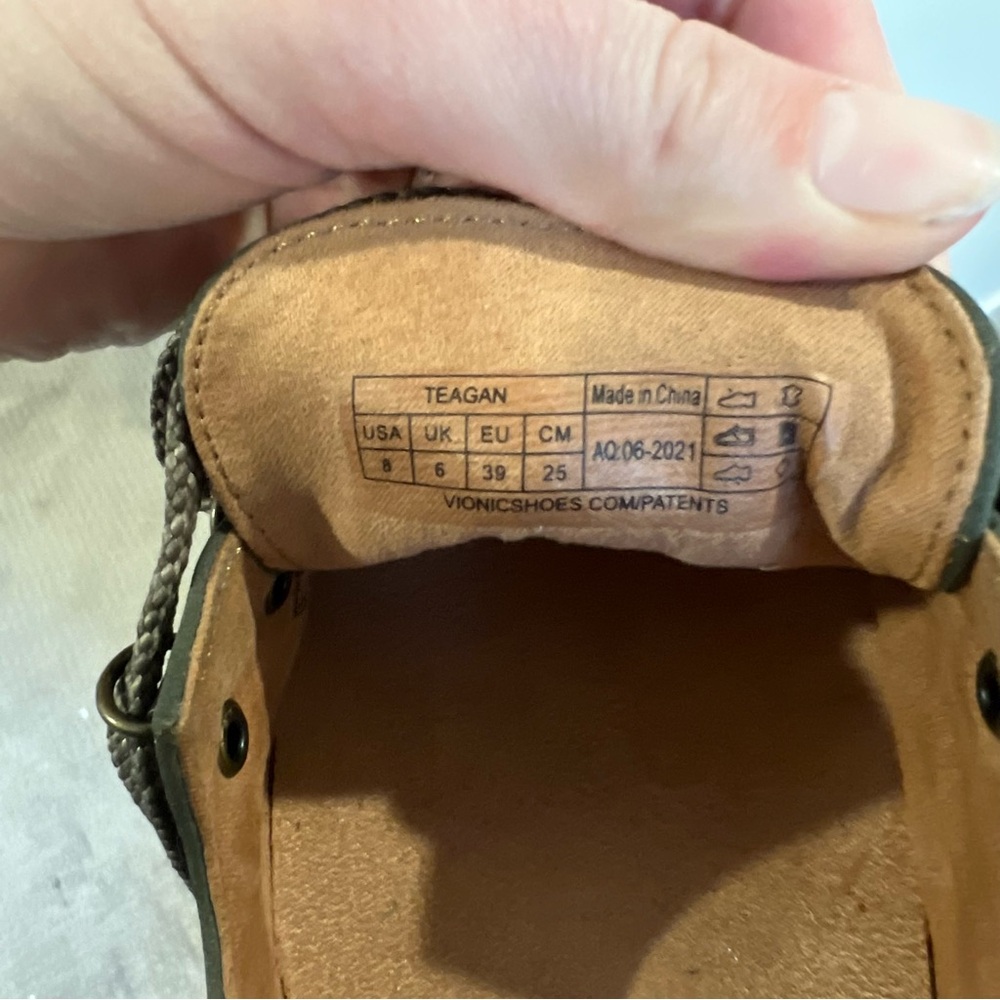 NEW VIONIC Teagan Green Lace Up Loafers - Picture 7 of 7